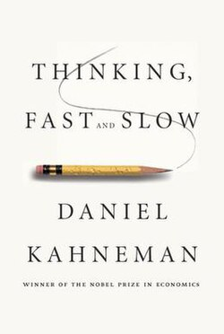 Thinking, Fast and Slow — Daniel Kahneman (2011), Farrar, Straus and Giroux book cover